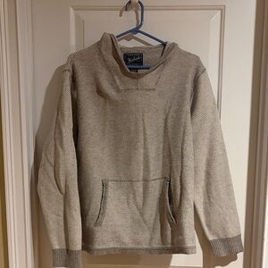 Woolrich Tan Knit Hooded Pullover